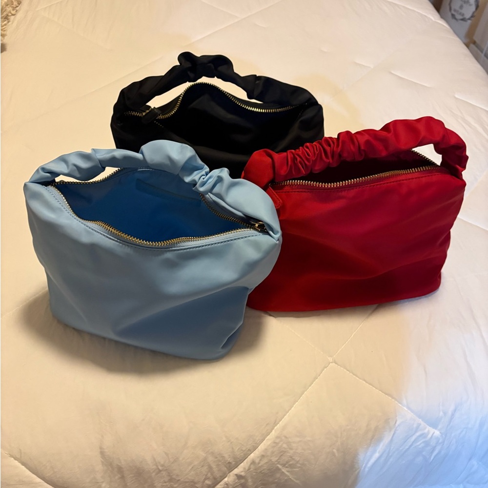 Stoney Clover Women's Handbag Set - Black, Blue, and Red